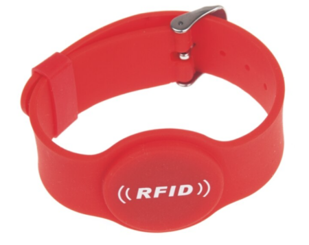 Wristband Silicon with UID - Adjustable RED