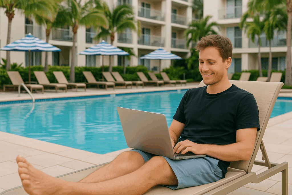 20250605_1519_Poolside Productivity_simple_compose_01jwz8c54afdh8a786fa74vps2